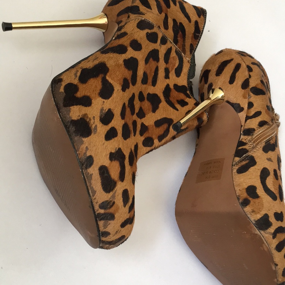 Animal print booties - Picture 6 of 6